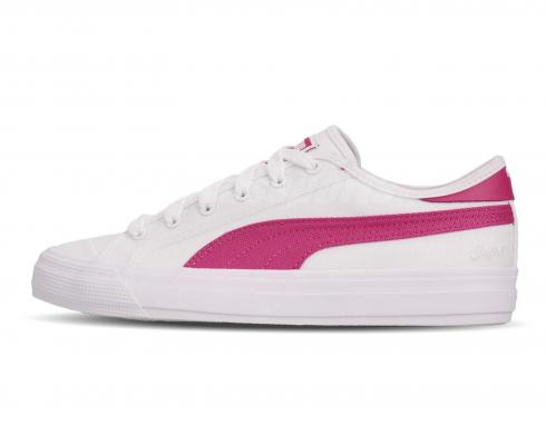 Puma Capri White Fuchsia Purple Unisex Casual Shoes 369246-04