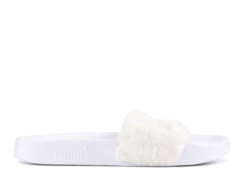 Puma Fur Slide Wns White Silver 362266-02