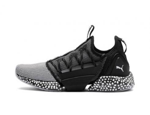 Puma Hybrid Rocket Runner White Black-Grey Running Mens Shoes 191592-02