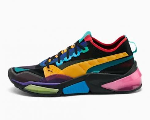 Puma Lqdcell Optic Sheer Skeakers Black Rose Turquoise 192560-06