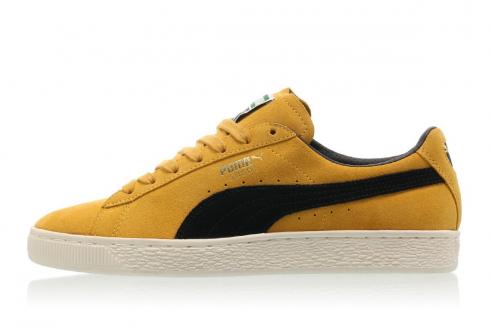 Puma Suede Classic Archive Mineral Yellow Black Mens Shoes 365587-03