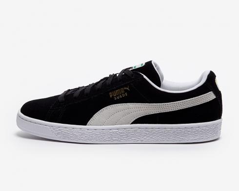 Puma Suede Classic Eco Black White Mens Shoes 352634-03