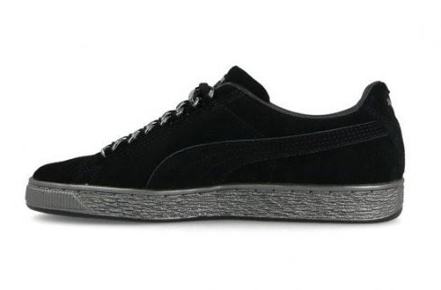 Puma Suede Classic x Chain Black Mens Casual Shoes 367391-01