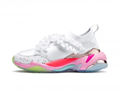 Puma Thunder x Sophia Webster White Pink Womens Shoes 369519-01