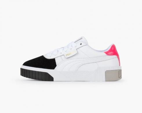 Puma Womens Cali Remix White Black Red Womens Shoes 369968-02