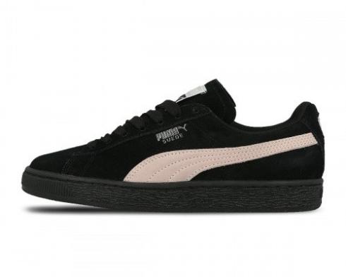 Puma Womens Suede Classic Black Pearl Womens Shoes Sneakers 355462-66