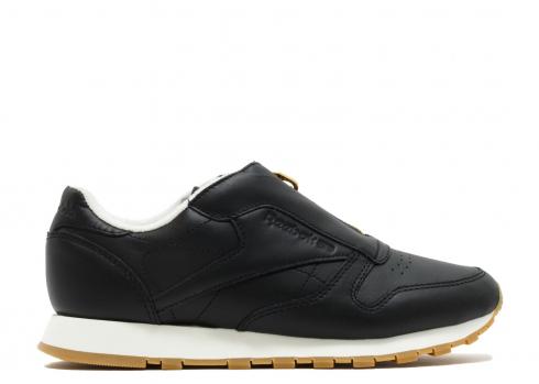 Reebok Cl Lthr Zip Chalk Met Black Sleek BS8064