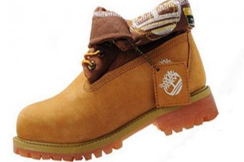 Mens Timberland Wheat Brown Roll-top Boots