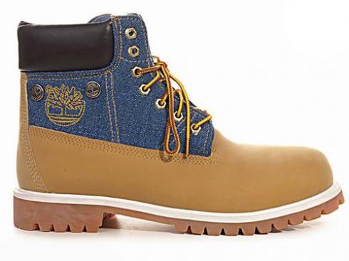 Timberland 6-inch Premium Scuff Proof Boots Men Wheat Blue Black