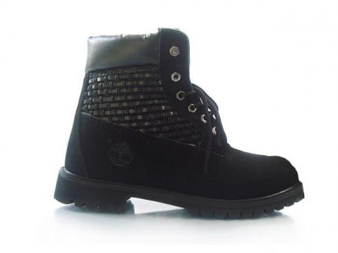 Timberland Black 6-inch Basic Boots For Men