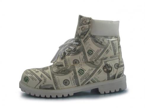 Timberland Custom Boots Grey Dollar For Men