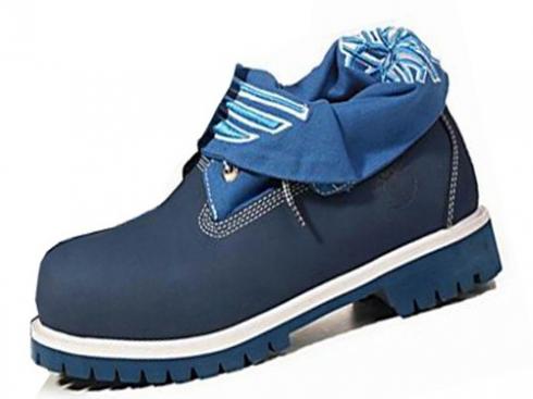 Timberland For Men Authentics Roll-top Boots Blue