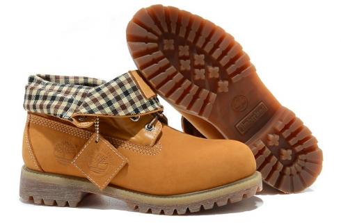 Timberland Mens Roll-top Boots Wheat