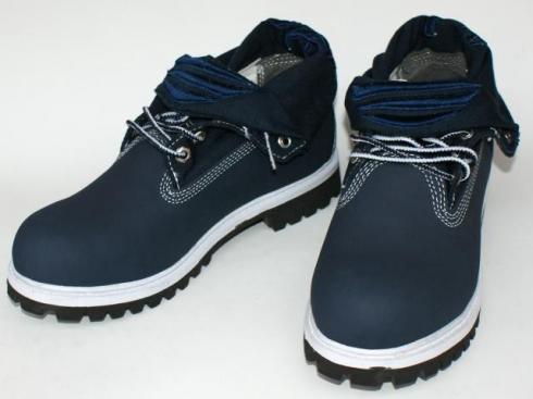 Timberland Roll-top Boots Blue Womens