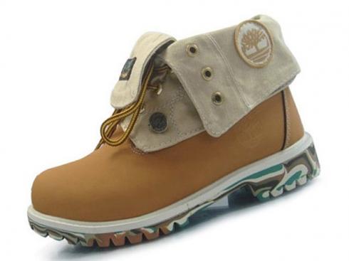 Timberland Roll-top Boots For Men Wheat Grey