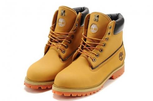 女款 Timberland 6 吋靴子 小麥黑