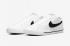 Nike Court Legacy Canvas Blanc Noir Swoosh CW6539-101