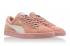 Puma Suede Classic Sneakers Dame Peach Pink White 355462-67