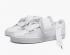 Puma Womens Basket Heart Patent White Womens Shoes 363073-02