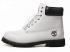 Mens Timberland 6-inch Boots White Black