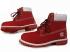 Mens Timberland 6-inch Premium Boots Red White