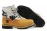 Mens Timberland Wheat White Roll-top Boots