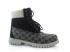 Timberland Custom Boots Black Grey White For Men