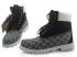 Timberland Custom Boots Black Grey White For Men