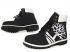 Womens Black White Timberland 6-inch Boots