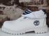 Womens Timberland Roll-top Boots White Blue